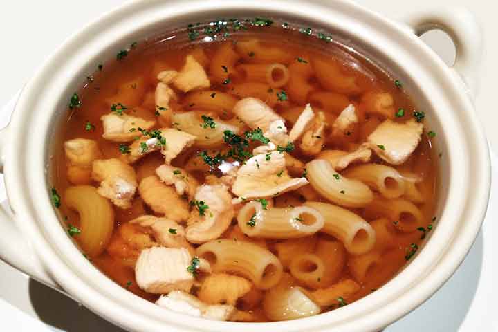 Chicken-macaroni-clear-soup