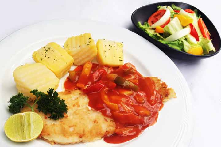 Pangasius-fillet-with-sweet-and-sour-sauce